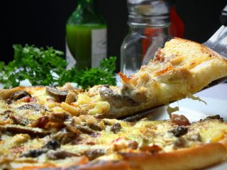 pizza, slices, italian cuisine